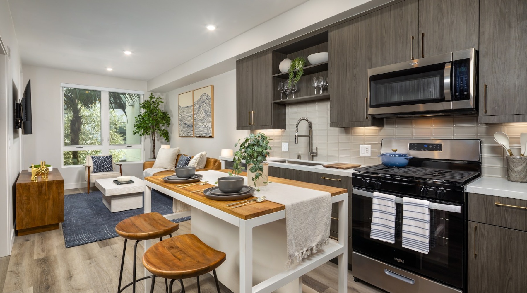 Model Unit at The Eden Apartments in Los Angeles